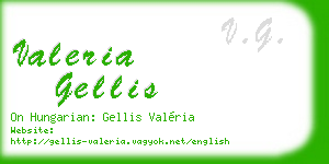valeria gellis business card